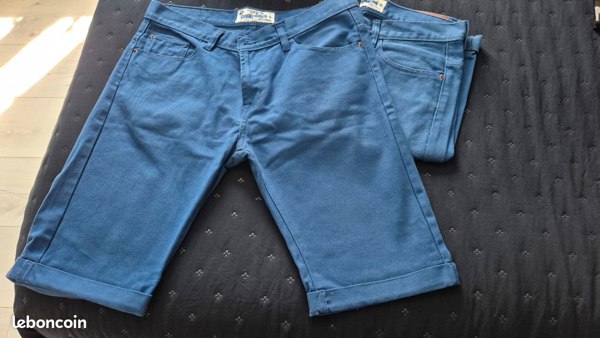 Short en Jeans marque complices homme Vêtements