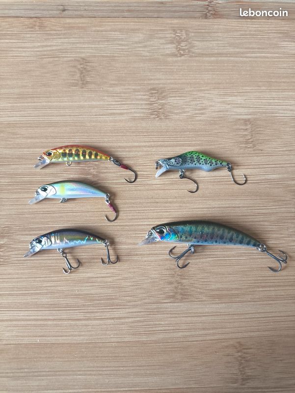 Lot leurres durs truites Ryuki et Sico lure (image 1)