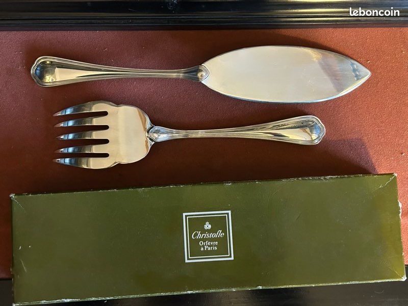 Couverts Christofle En Métal Argenté – Cuillère, Fourchette, Couteau – Vintage 1920-1949