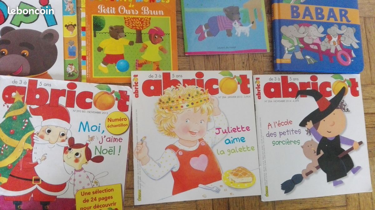 Livres pour enfants très bon état 2/5 ans babar petit ours brun (image 2)