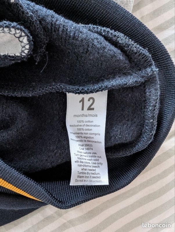 Ensemble veste et bodie bébé T12 mois (image 5)