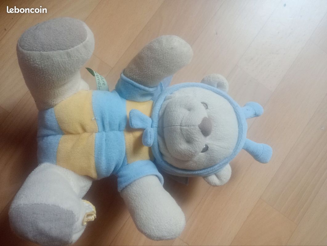 Doudou hochet peluche Fisher Price (image 1)