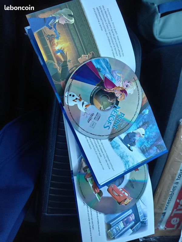 Lot de deux livres cd mes histoires a écouter cars 2 et la reine des neiges (image 2)