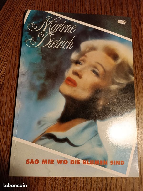 Vends livret + partition " Marlène Dietrich " 1992 (image 1)