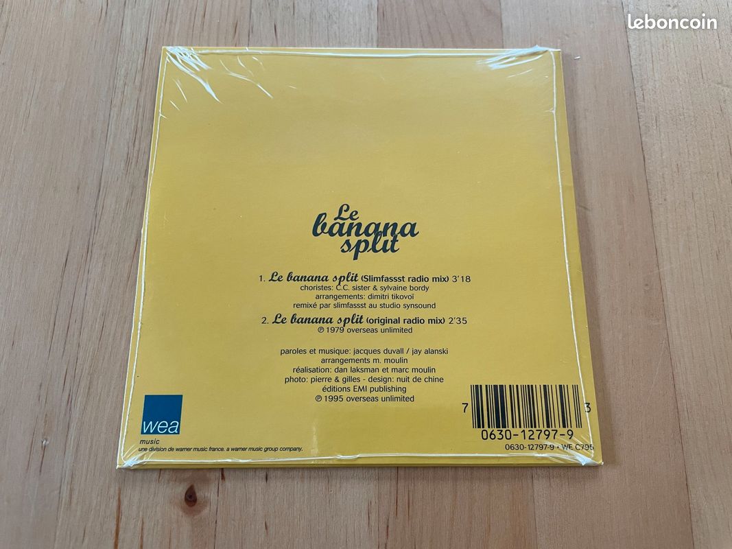 CD neuf Lio Banana Split version originale er Remix sous blister (image 2)