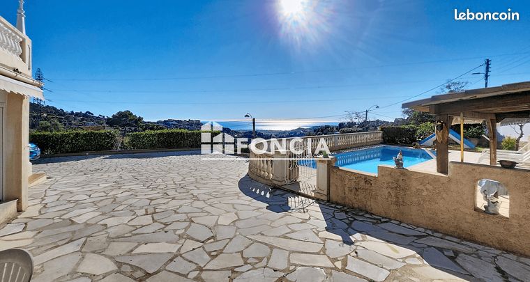 Nice Nord St Pancrace - Villa 152m2 habitable - Piscine - vue mer - Parkings — 2
