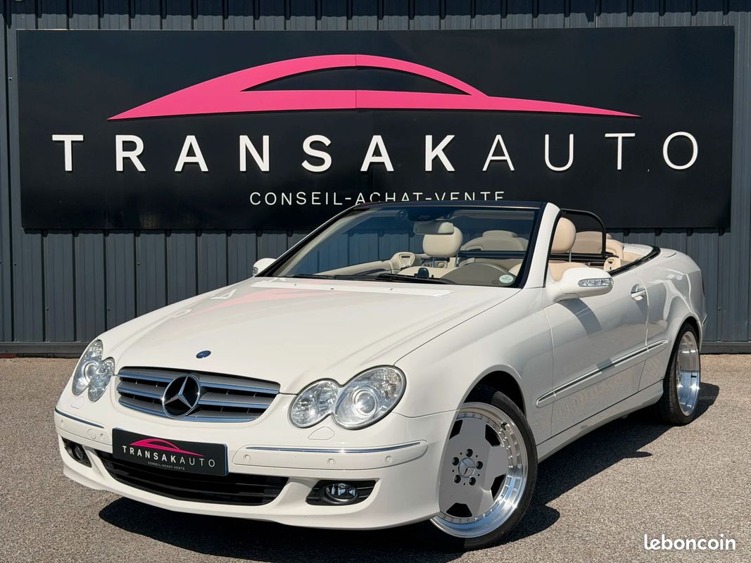 Mercedes-Benz CLASSE CLK CLK 350 (209.456) (209) Cabriolet 350 3.5 i V6 24V 272 cv Boîte auto /TRAITEMENT CERAMIQUE COMPLET/ENTRETIENS COMPELT/CAMERA DE RECUL/SIEGES ELECTRIQUES/ (image 1)