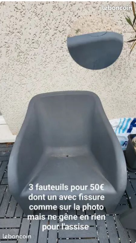 Fauteuil terrasse / salon de jardin (image 1)