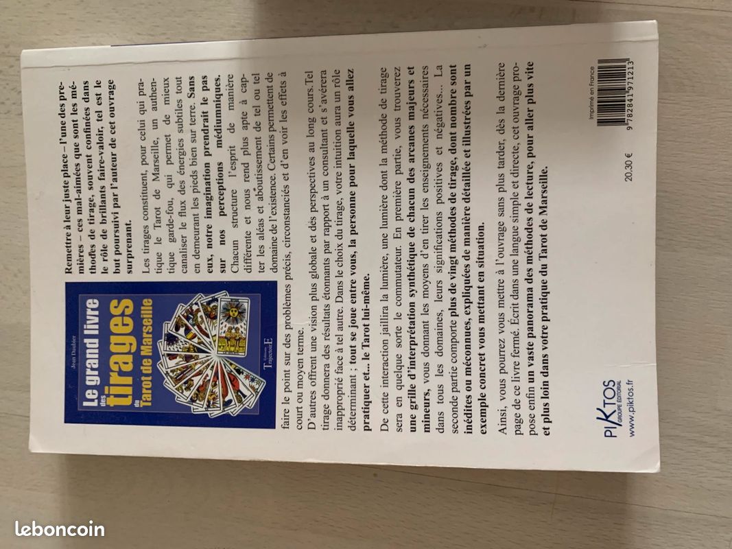 Tarot de Marseille avec le grand livre des tirages (image 3)