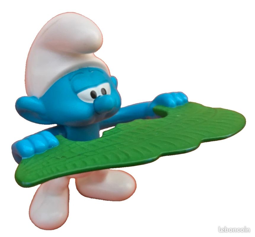 The Schtroumpfs: Schtroumpf Astronaute avec Moon Buggy Series 2 Figurine ultra détaillée