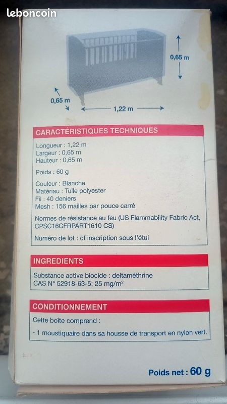 Moustiquaire pour lit bébé (image 4)