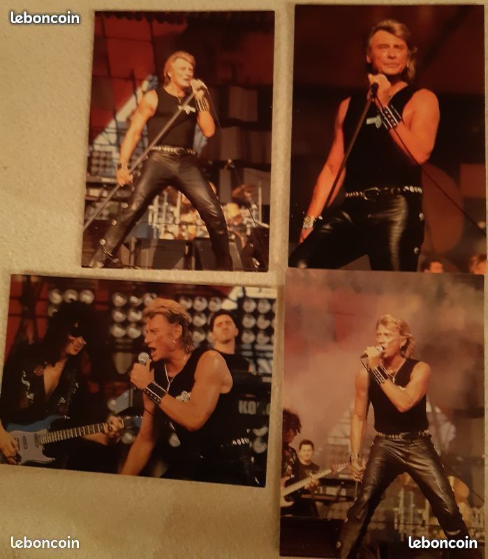 RARE / TICKET Billet Concert - Johnny Hallyday : Live A Paris France