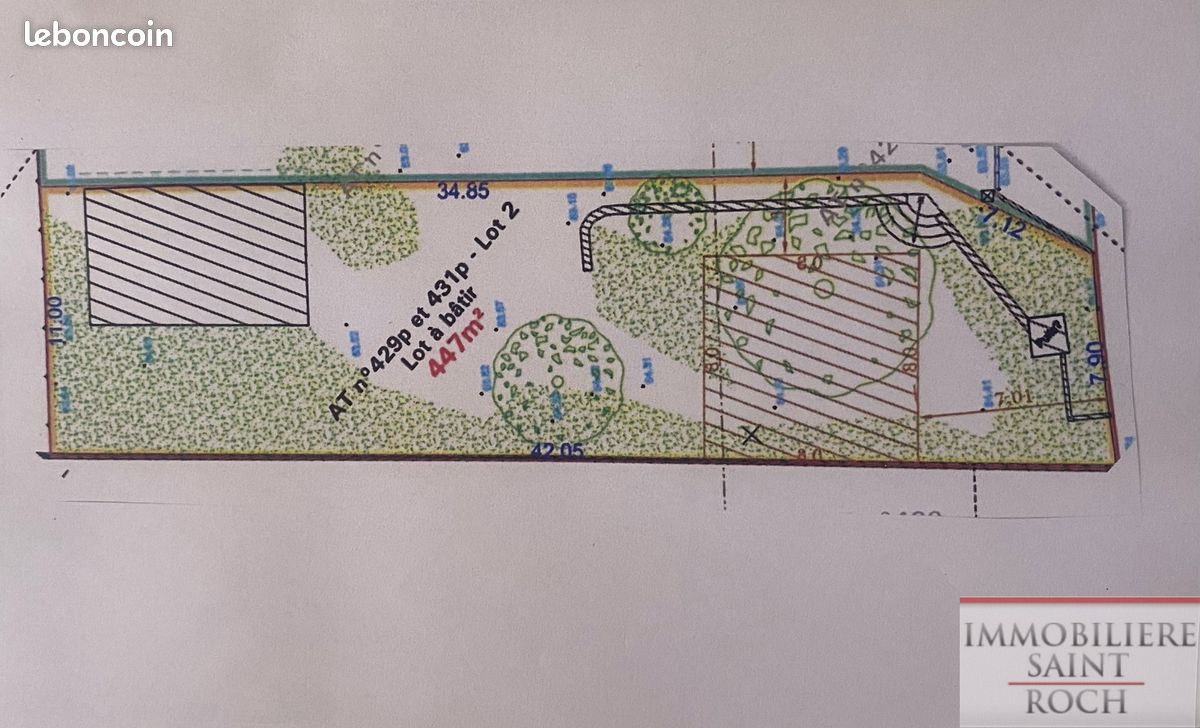 Terrain 447 m² · à Saint-Fargeau-Ponthierry · 447 m² · 135 000 €