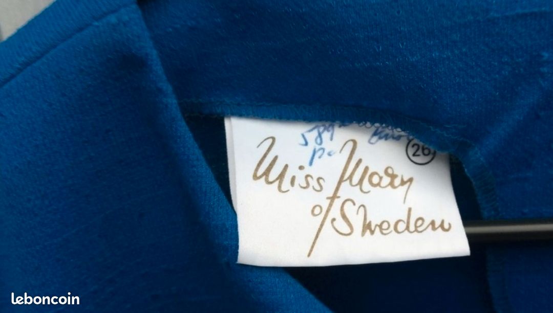 Robe vintage Miss Mary of Sweden - Taille 54 (image 3)