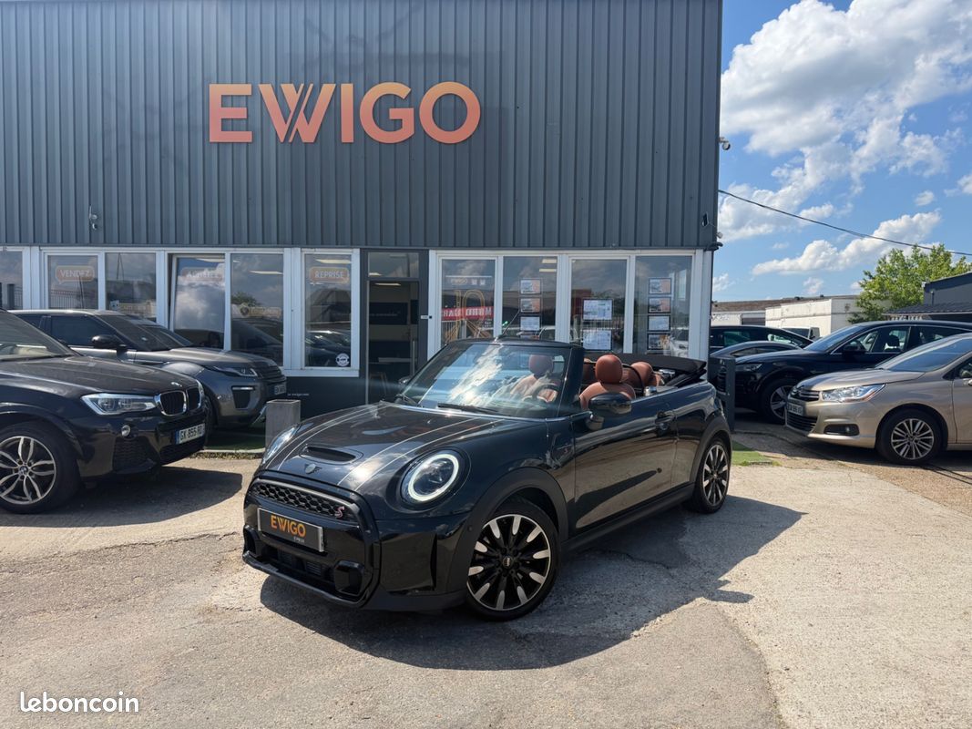 MINI CABRIO 2.0 180CH COOPER S BVA - 1ÈRE MAIN - AFFICHAGE TÊTE HAUTE - INT. CUIR CHAUFFANT - CAPOTE ELECTRIQUe (image 1)