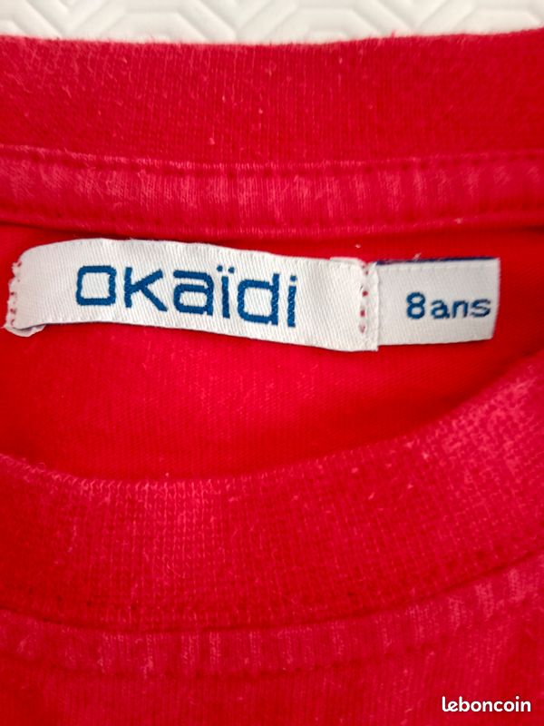 Lot de 2 tee-shirts 8 ans (image 7)