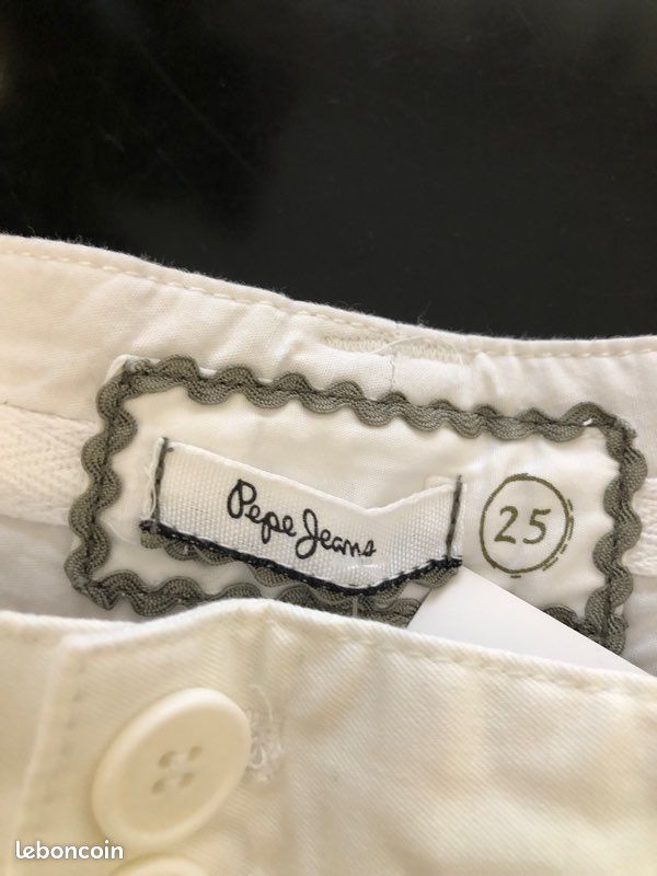 Pantalon blanc Pepe Jeans (image 7)