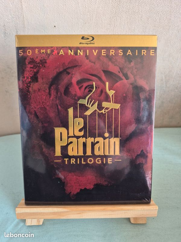 Coffret Blu ray Le Parrain trilogie complète comprenant Le Parrain Le Parrain 2 et Le Parrain 3 édition anniversaire neuf (image 1)