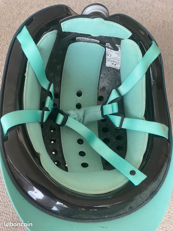 Casque D'équitation Fougansta Jump Taille 53-55 Cm – Occasion, Pour Cavalier