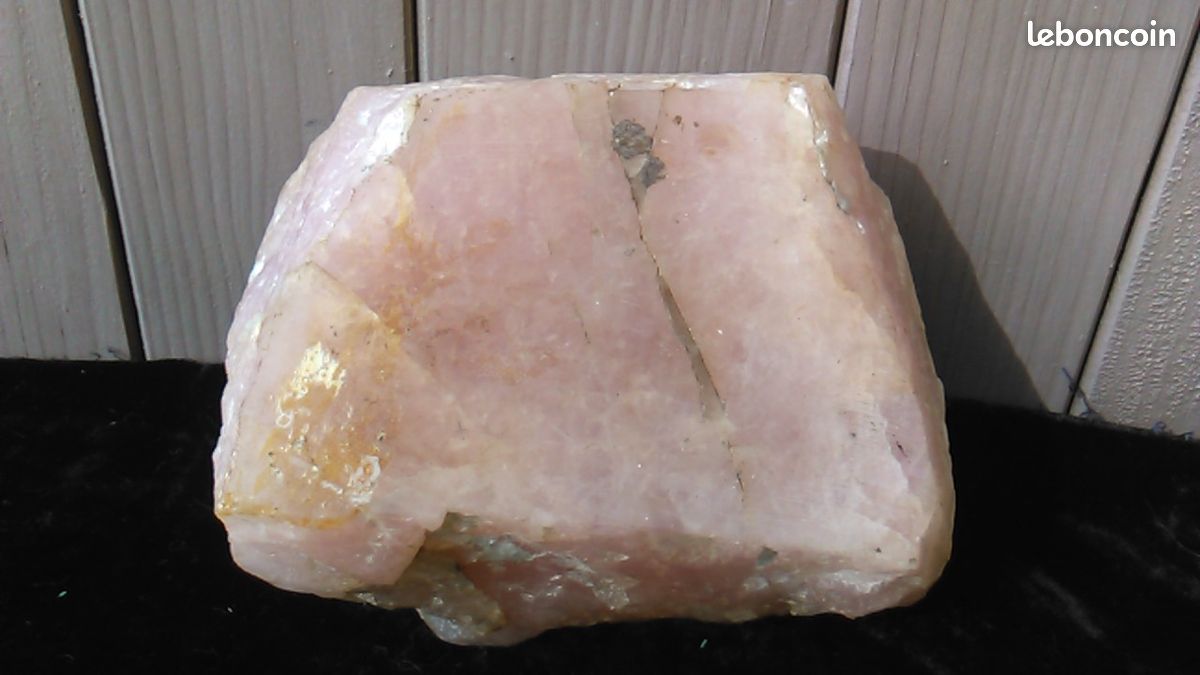 Quartz rose cendrier n°2 dimensions: 13,5x11x5,5cm (image 7)