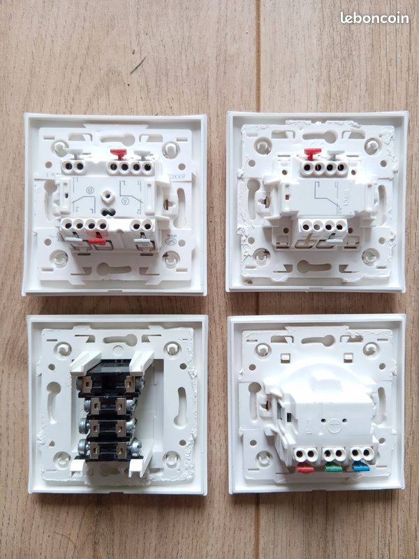 Lot De 5 Prises électriques Arnould Espace 60631 - 2P+T à Vis - Neuf Emballé