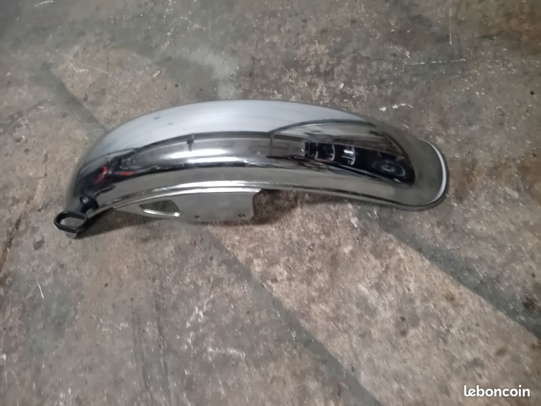 Garde-Boue Arrière Métal Chromé Pour Suzuki GN 125 1994-1999 - Pièce Moto De Qualité