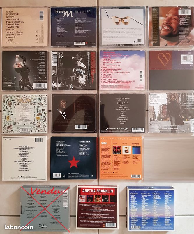 Lot de 18 albums donc 28 Cd musique (image 2)