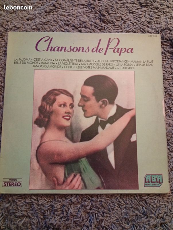 Vinyle 33t Chanson de Papa (image 1)