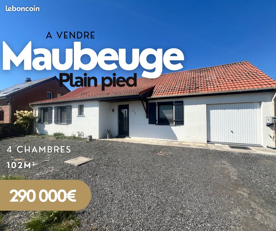 Maison 6 pièces 105 m² · à Maubeuge · 105 m² · 290 000 €