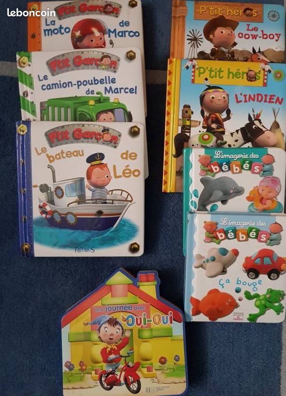 Livres collection ptit garçon ptit hero et oui-oui (image 1)