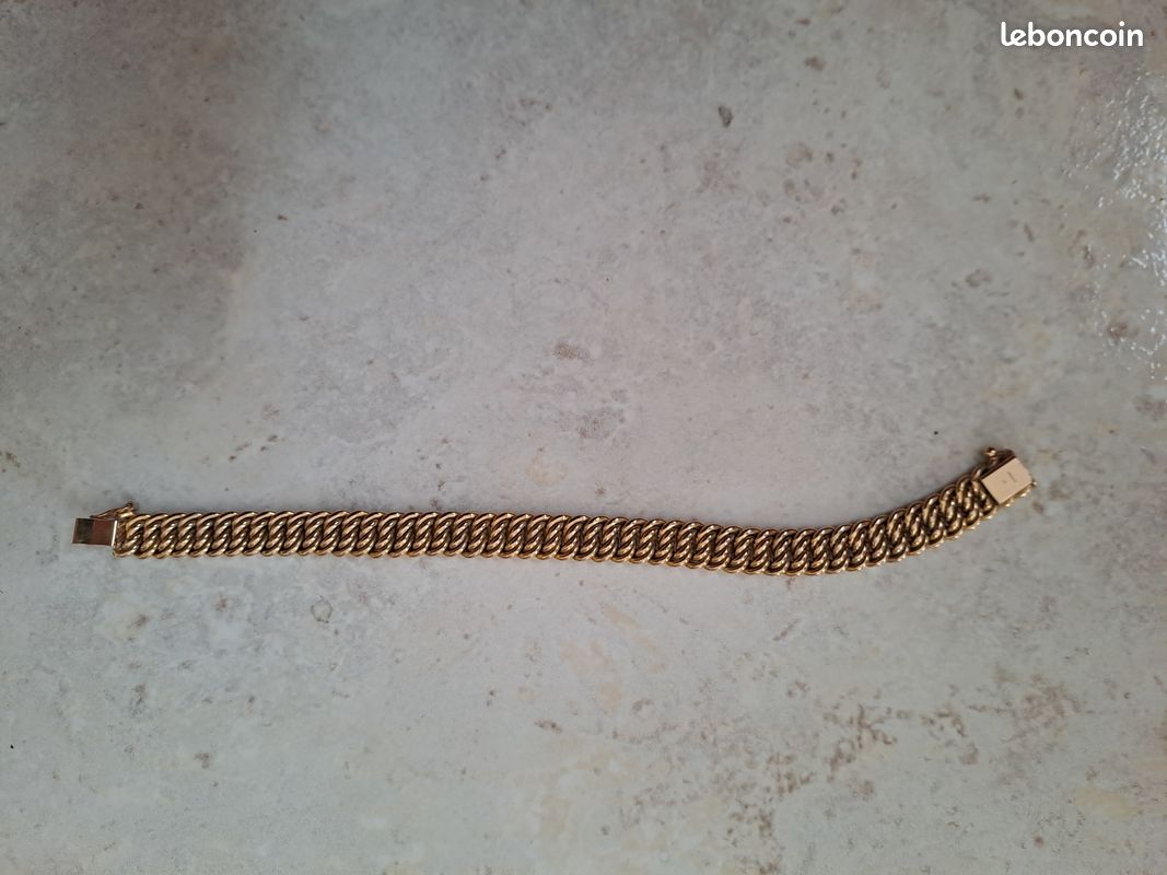 Bracelet en plaque or (image 2)