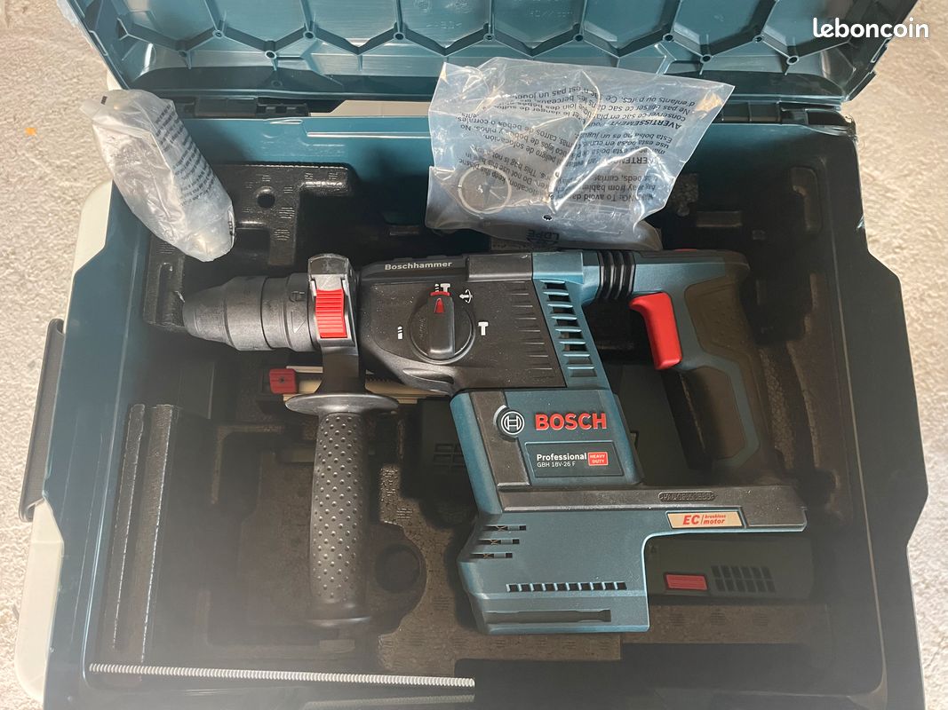 Perforateur sans-fil SDS plus BOSCH GBH 18V-26F avec GDE 18V-16 (image 2)