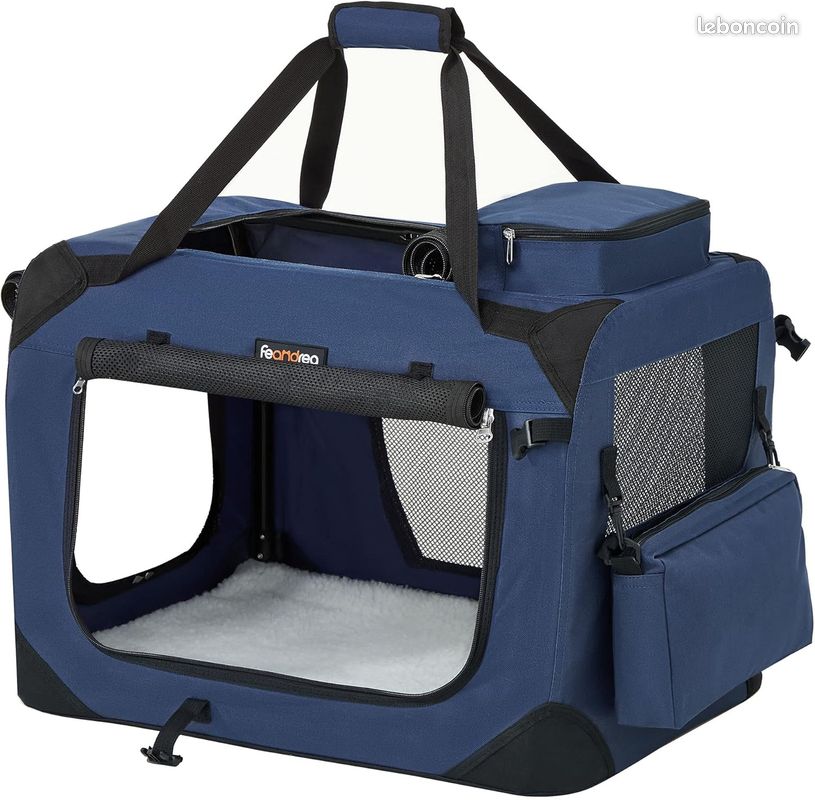 Sac Transport Chat Chien, Caisse Pliable pour Animaux de Companie