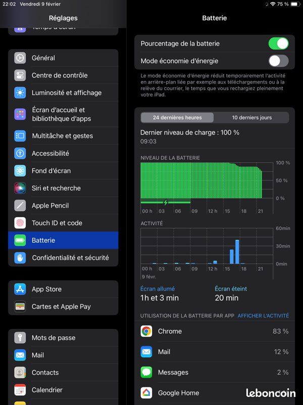 Apple iPad mini (7,9 pouces, Wi-Fi, 64GB) - Space Gray (5ᵉ génération) (image 4)