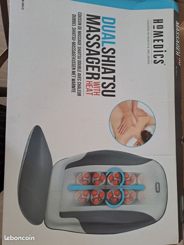 Coussin de massage shiatsu double avec chaleur (image 3)