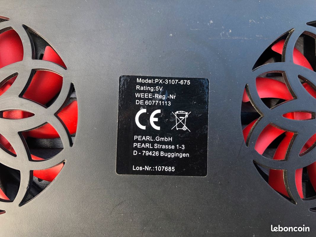 Support de ventilation pc portable Xystec (image 4)
