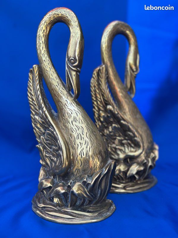 🦢Cale-porte laiton cygnes 🦢 (image 1)