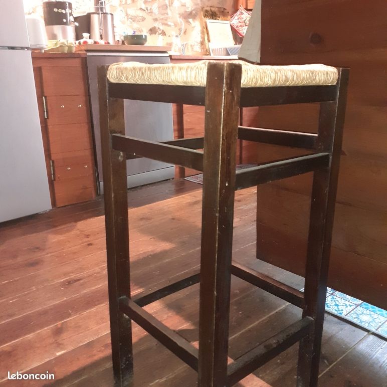 2 tabourets de bar droits (image 2)