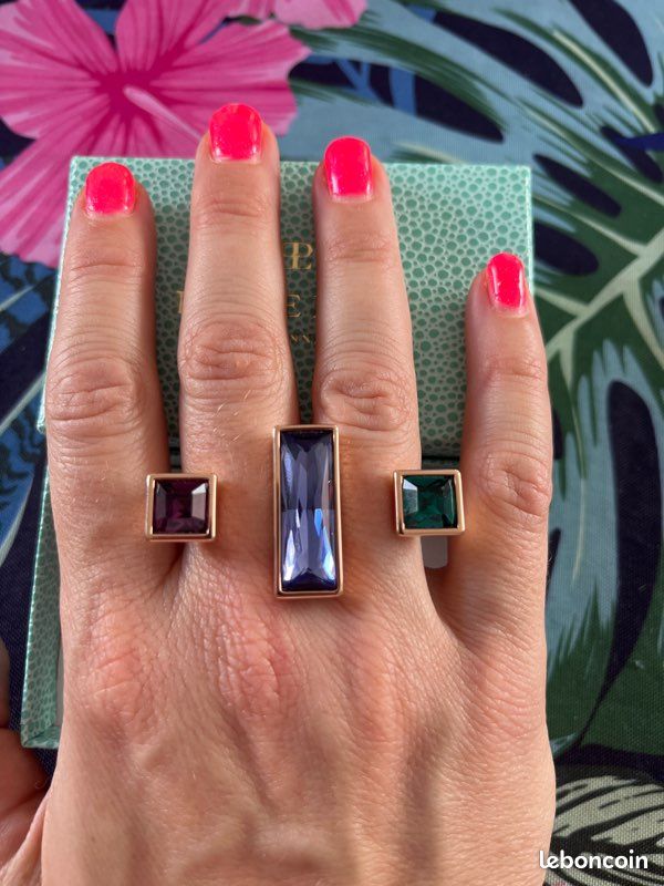 Bague pierre couleur PIERRE LANG Montres Bijoux