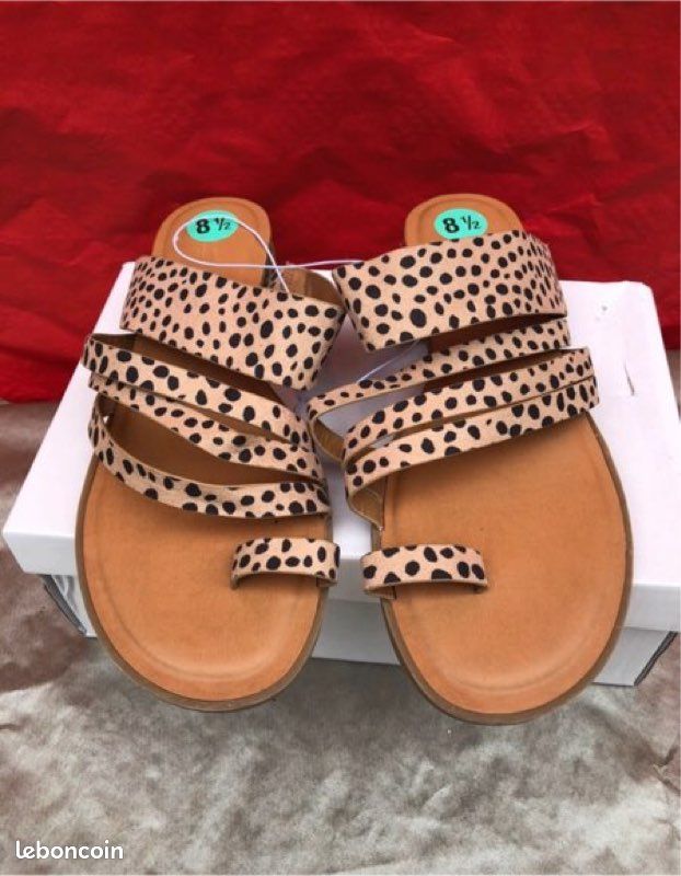 Sandales nue-pieds a motif léopard (image 3)