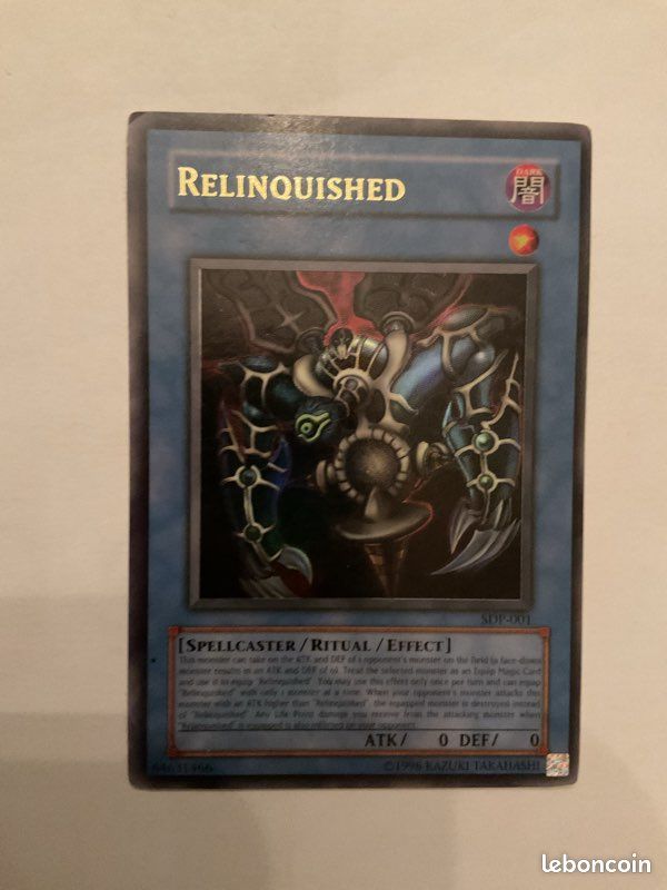 Carte yu gi oh relinquished ultra rare - Collection