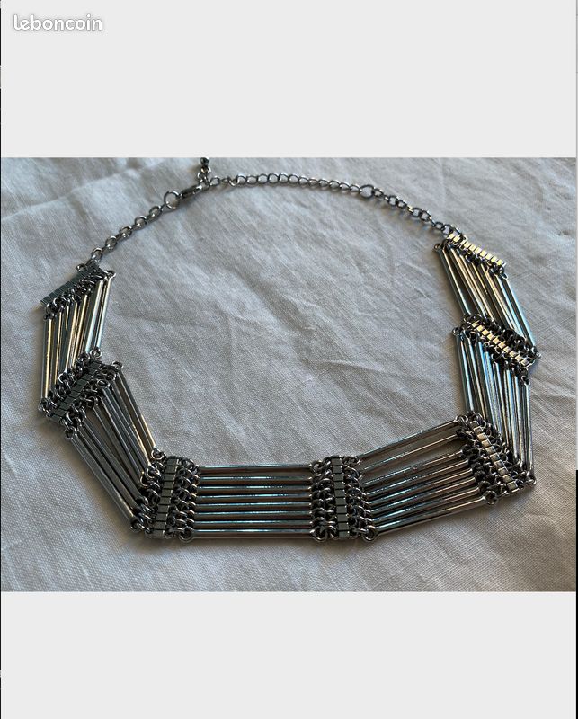 Collier - Ras le cou - Metal argenté (image 1)