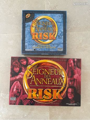 Jeu de société Risk Le Seigneur des Anneaux PARKER rouge 2 - 4 joueurs