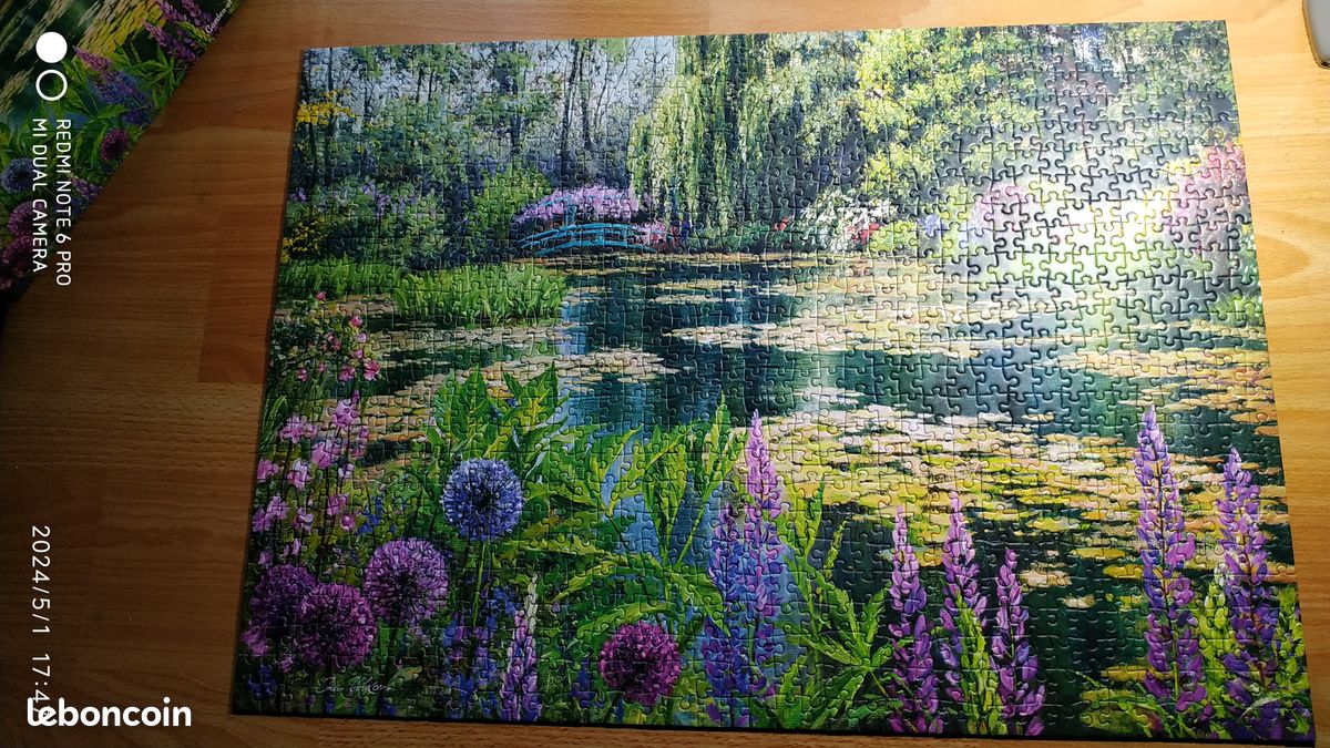Puzzle 1000 pièces TBE complet (image 2)
