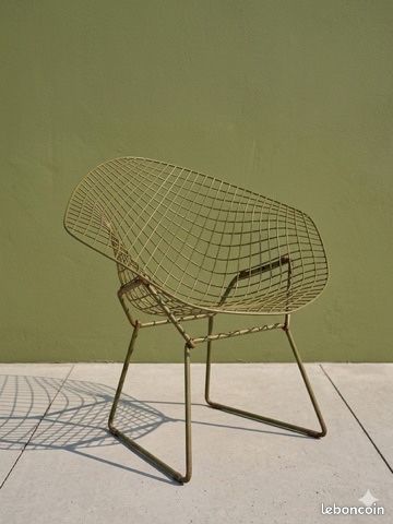 Paire de chaises "Diamond" Harry Bertoia – Édition originale Knoll Vintage (image 2)