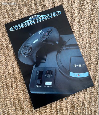 Dépliant Publicitaire SEGA Megadrive - Édition Française, Bon état, Vintage
