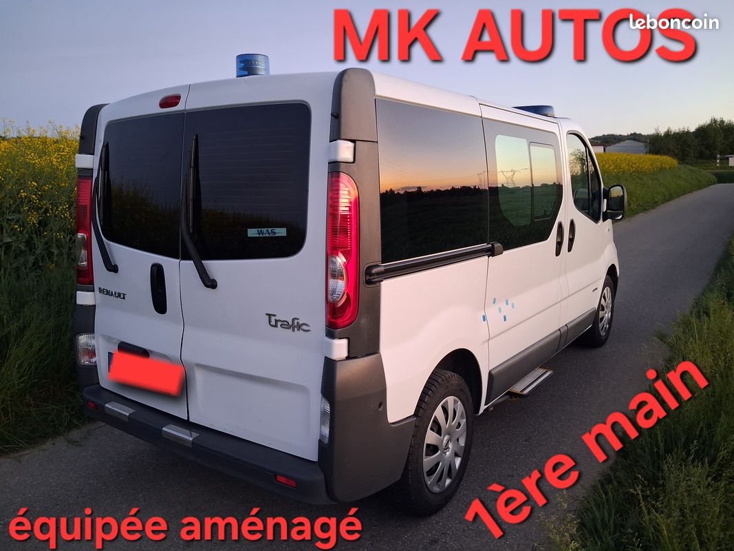 TRAFIC 1ère main administration 117000km Vasp ambulance 🚑 climatisation 115cv 2.0dci MK AUTOS (image 3)