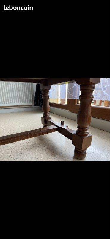 Table chêne avec carrelage (image 3)