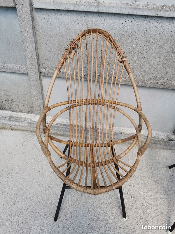 Fauteuils en rotin à restaurer (image 4)