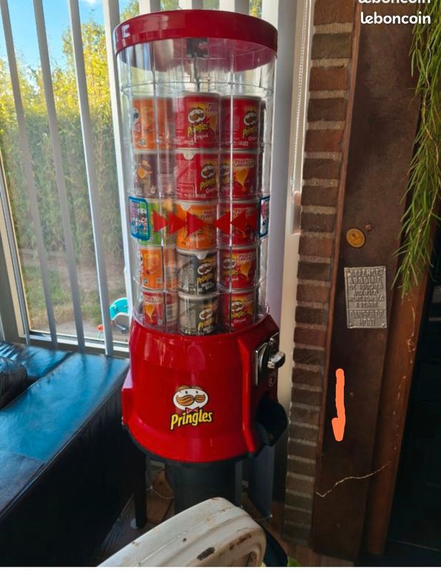 Distributeur de Pringles professionnel 145 cm vintage USA (image 1)